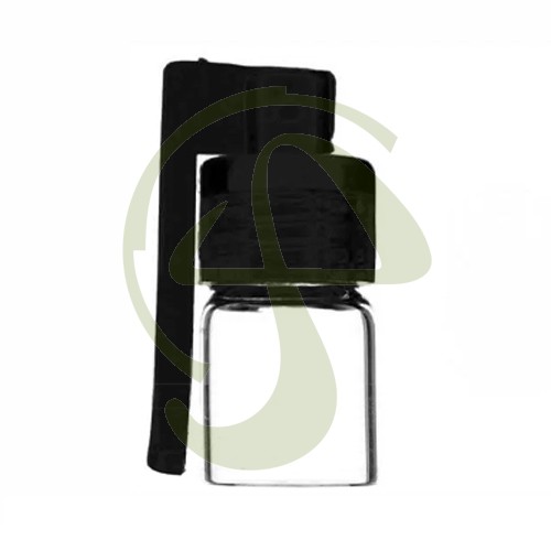 Frasco de Vidrio con Cucharita 3cm
