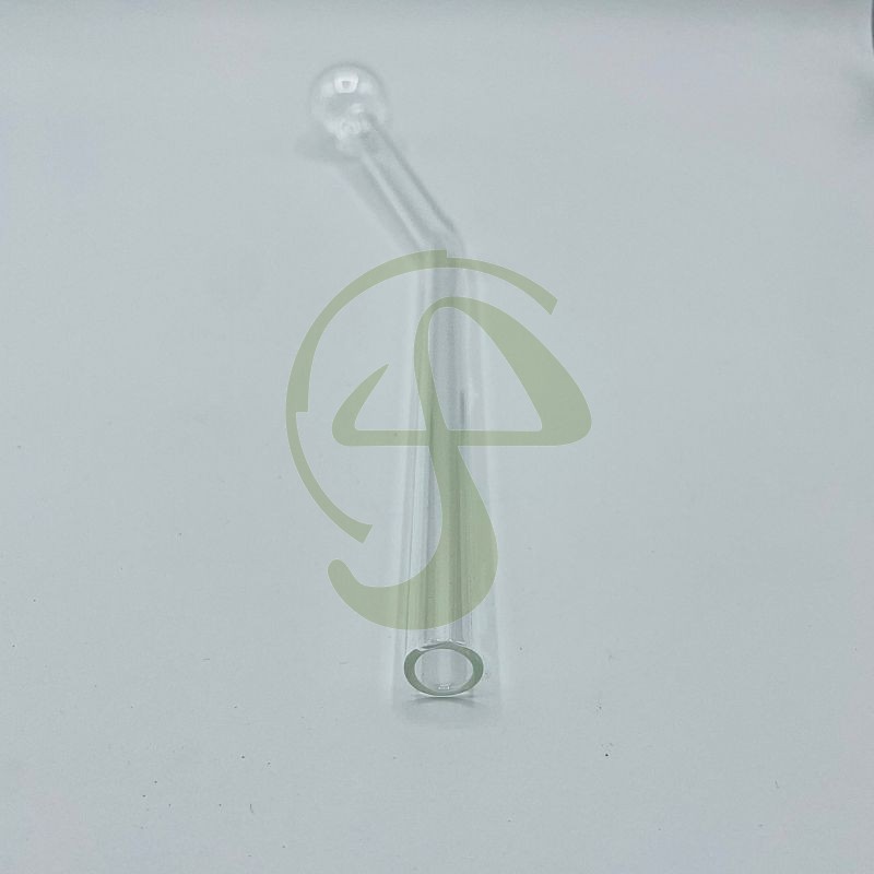 Pipa Cristal Basica Curva 30cm