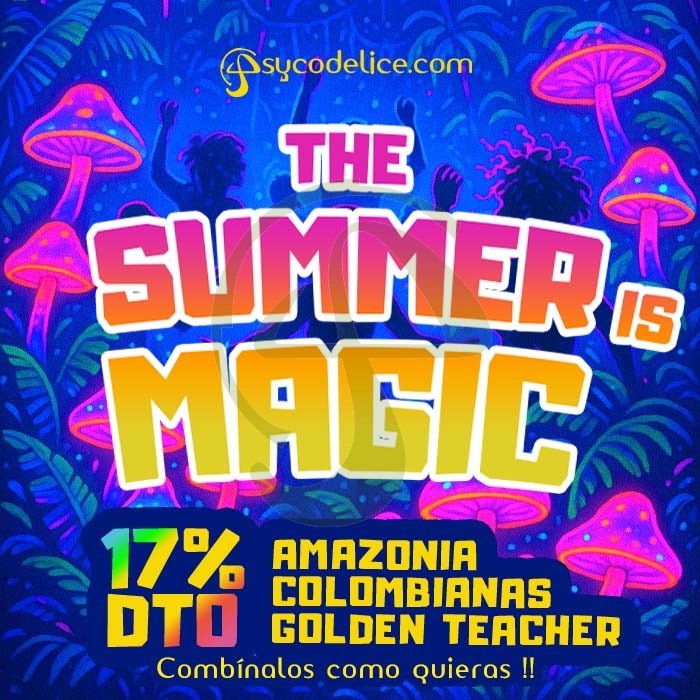 Kit Mix THE SUMMER IS MAGIC amaonia colombianas golden teacher