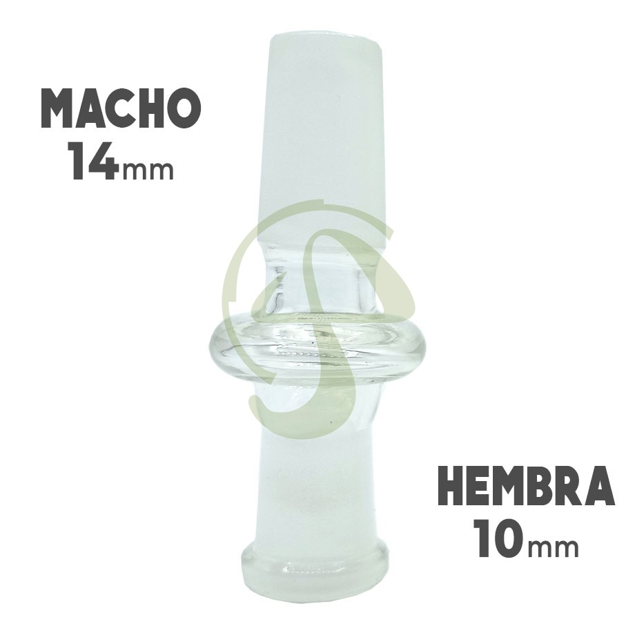 Adaptador - MACHO 14mm - HEMBRA - 10mm