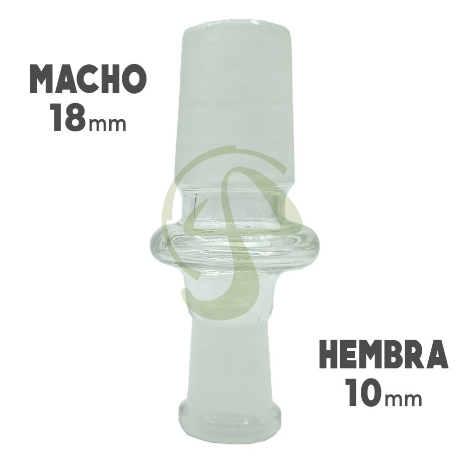Adaptador - MACHO 18mm - HEMBRA - 10mm