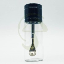 Dosificador Cristal con tapa y cuchara extensible
