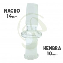 Adaptador - MACHO 14mm - HEMBRA - 10mm
