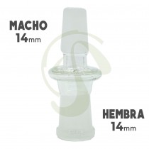 Adaptador - MACHO 14mm - HEMBRA 14mm