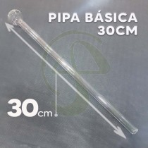 Pipa Cristal Basica Grande 30cm
